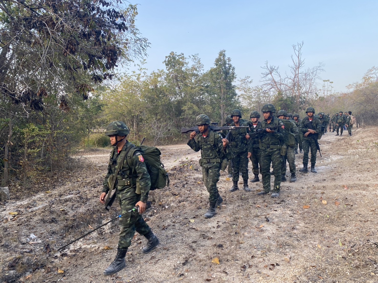 20 ม.ค. - 1 ก.พ. 69 นนร. ชั้นปีที่ 2 รุ่นที่ 76 ฝึกภาคสนาม วิชาการฝึกยุทธวิธีทหารราบระดับหมู่ ณ ร.14. จว.ต.ก ทำการฝึกในที่ตั้งและนอกที่ตั้ง 5 สถานี พร้อมฝึกเวลากลางคืน 2 สถานี