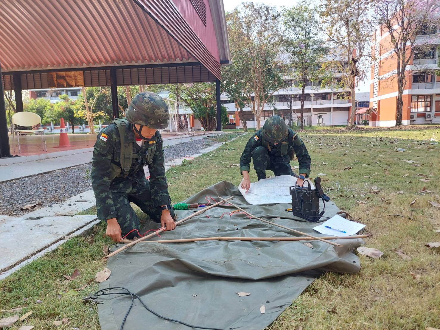 ส่วนวิชาทหาร โรงเรียนนายร้อยพระจุลจอมเกล้า ทำการฝึกเพิ่มพูนทักษะทางด้านวิชาทหารให้กับ นนร.ชั้นปีที่ 1 รุ่นที่ 77 ประจำปีการศึกษา 2568 ตั้งแต่ห้วงวันที่ 2 - 20 ก.พ. 69