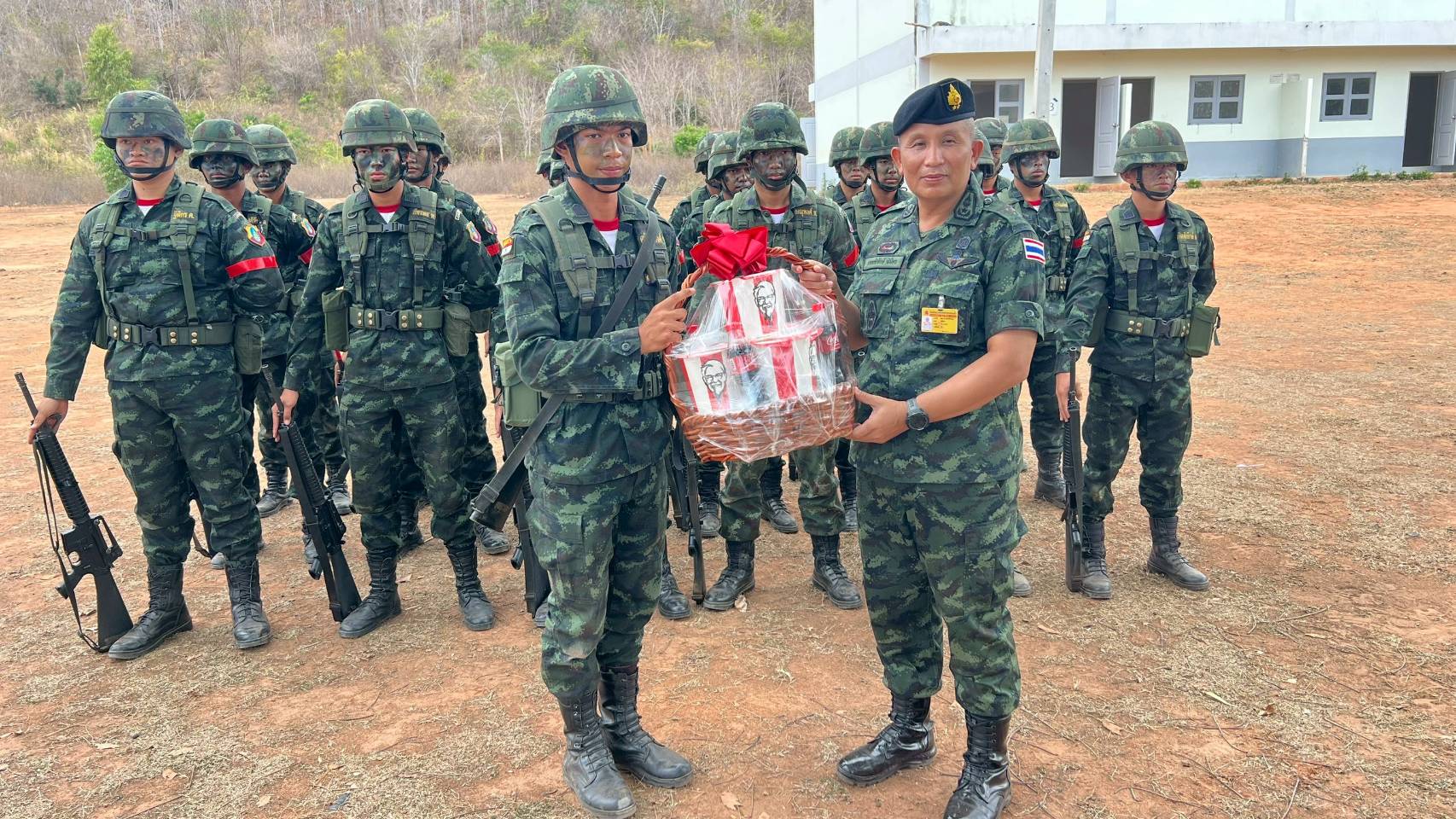 5 – 18 มี.ค. 69 /SoldierCombatSkillsAndTacticsTraining /
นนร.ชั้นปีที่ 1 รุ่นที่ 77 วิชาการฝึกบุคคลทำการรบและการฝึกทางยุทธวิธี  ทำการฝึกต่างๆดังนี้
1. การฝึกการเคลื่อนที่ 
2. การฝึกการสร้างที่มั่นรบ
3. การฝึกการตรวจการณ์, และการกะระยะ
4. การฝึกพื้นฐานชุดยิง-หมู่ปืนเล็ก