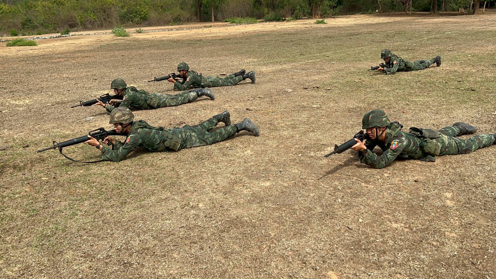 5 – 18 มี.ค. 69 /SoldierCombatSkillsAndTacticsTraining /
นนร.ชั้นปีที่ 1 รุ่นที่ 77 วิชาการฝึกบุคคลทำการรบและการฝึกทางยุทธวิธี  ทำการฝึกต่างๆดังนี้
1. การฝึกการเคลื่อนที่ 
2. การฝึกการสร้างที่มั่นรบ
3. การฝึกการตรวจการณ์, และการกะระยะ
4. การฝึกพื้นฐานชุดยิง-หมู่ปืนเล็ก