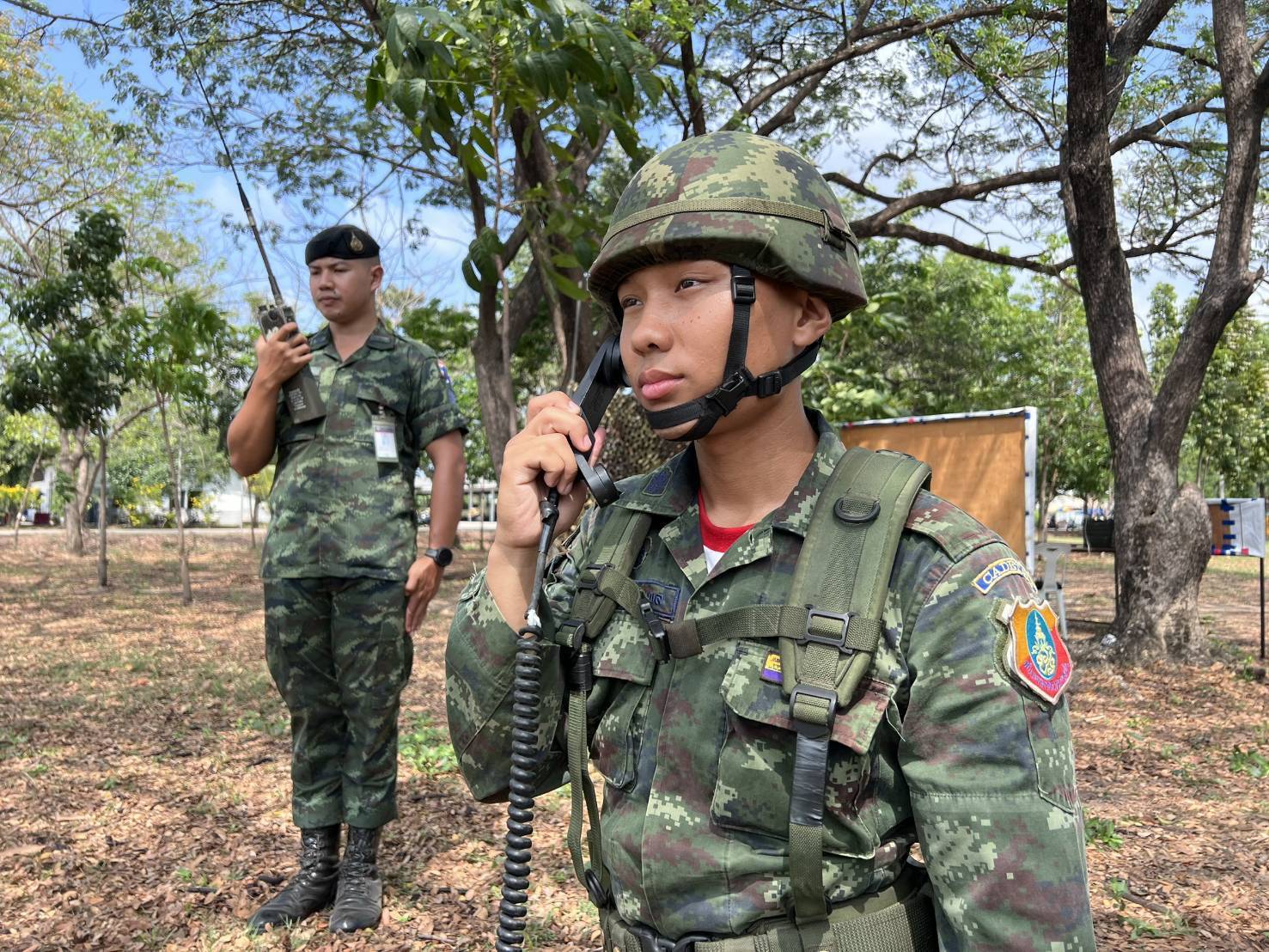 18 – 26 มี.ค. 69 /CommunicationsTraining /
นนร.ชั้นปีที่ 1 รุ่นที่ 77 วิชาการฝึกการติดต่อสื่อสาร ทำการฝึกต่างๆดังนี้
1.การฝึกการปฏิบัติงานของศูนย์ข่าว 
2.การฝึกการสื่อสารประเภทวิทยุ AM, FM 
3.การสื่อสารประเภทสาย 
4.การฝึกการสื่อสารประเภทวิทยุถ่ายทอด 
5.การฝึกปฏิบัติงานของเหล่าทหารสื่อสาร