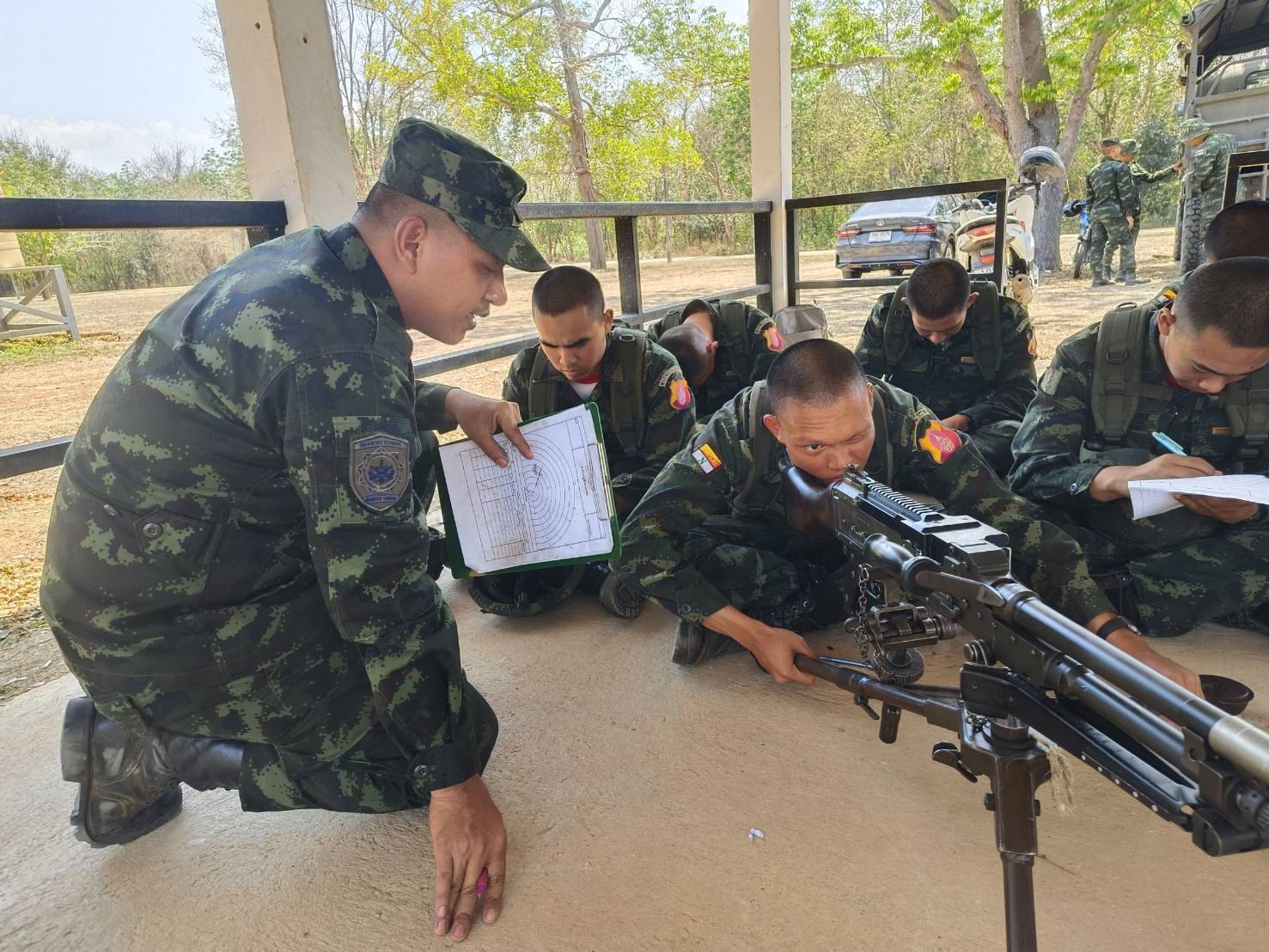 18 – 27 มี.ค. 69 /UnitWeaponSystemsAndFireControlTraining /
นนร.ชั้นปีที่ 2 รุ่นที่ 76 วิชาการฝึกยิงอาวุธประจำหน่วย หลักยิงและตรวจการณ์ ทำการฝึกต่างๆดังนี้
1. การฝึกหน้าที่พลประจำเครื่องยิงและการตั้งยิง ค.60 มม., ค.81 มม., ค.120 มม. และการฝึกทำหน้าที่ ผตน. 
2. การฝึกหน้าที่พลประจำปืน ปก.38, ปก.93 และการฝึกทำแผ่นจดระยะ ปก.
3. การฝึกเครื่องช่วยฝึกเทคโนโลยีสูง (Focuss-2) Application และ ส่วนยิง (ค.อัดลม) (เสริม ผตน.)
4. การยิงปืนด้วยกระสุนจริง ปก.38 และ ปก.93
5. การฝึกส่วนอำนวยการยิง, ผู้ตรวจการณ์หน้า และ ส่วนยิง (ค.อัดลม) (เสริม ผตน.)
6. การฝึกการสร้างสนามทุ่นระเบิดป้องกันตน
7. การฝึกการใช้บังกะโลตอปิโดเจาะช่องสนามทุ่นระเบิด
8. การฝึกการติดตั้งและรื้อถอนทุ่นระเบิดสังหารบุคคล M18A1 (เคลย์มอร์)