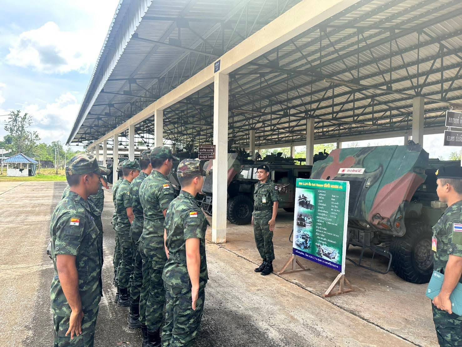 นนร.ชั้นปีที่ 5 ปฏิบัติหน้าที่ตามเหล่าที่ได้รับเลือกราชการ พื้นที่ ทภ.4