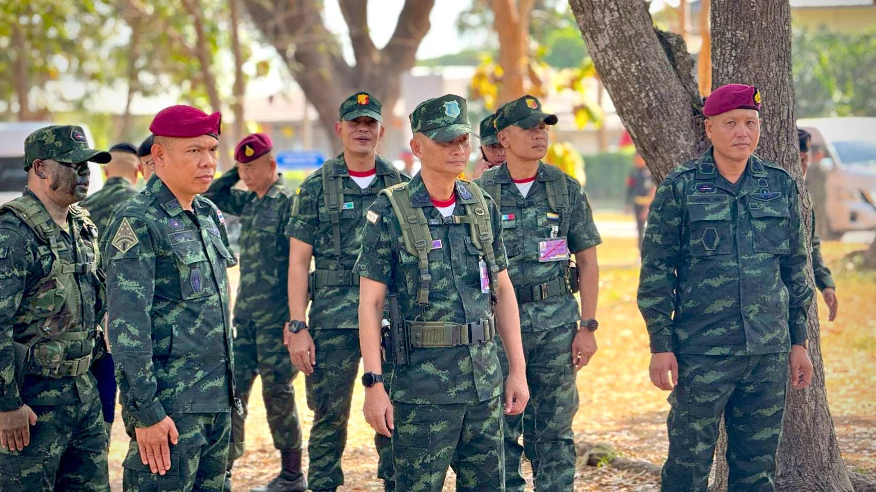16 ม.ค. – 26 มี.ค. 69 /RangerCourse/
นนร.ชั้นปีที่ 4 รุ่นที่ 74 การฝึกหลักสูตรการรบแบบจู่โจม รุ่นที่ 143 (นนร.) ทำการฝึกตามรายภาค ดังนี้
1. ภาคที่ตั้ง/ป่าราบ 
2. ภาคการรบในสิ่งปลูกสร้าง 
3. ภาคป่าที่ลุ่ม 
4. ภาคป่าภูเขา 
5. เวลาเบ็ดเตล็ด