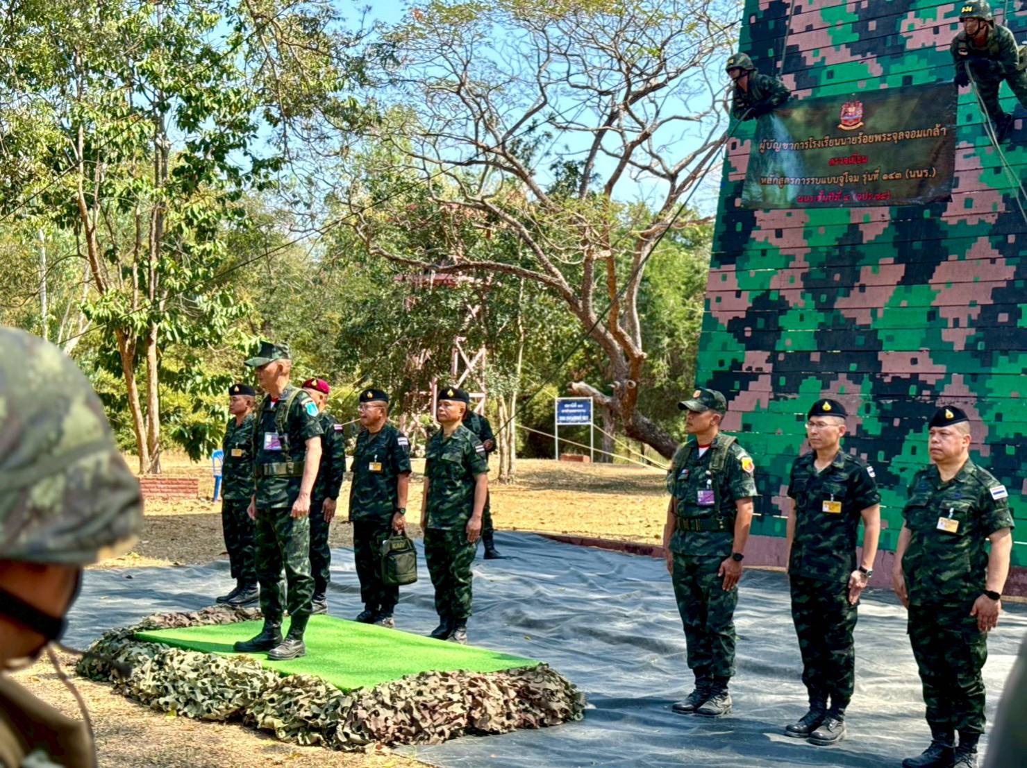 16 ม.ค. – 26 มี.ค. 69 /RangerCourse/
นนร.ชั้นปีที่ 4 รุ่นที่ 74 การฝึกหลักสูตรการรบแบบจู่โจม รุ่นที่ 143 (นนร.) ทำการฝึกตามรายภาค ดังนี้
1. ภาคที่ตั้ง/ป่าราบ 
2. ภาคการรบในสิ่งปลูกสร้าง 
3. ภาคป่าที่ลุ่ม 
4. ภาคป่าภูเขา 
5. เวลาเบ็ดเตล็ด