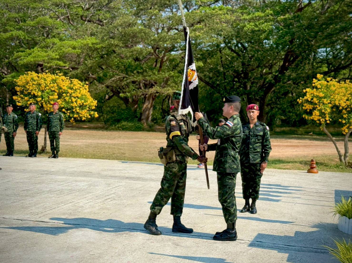 16 ม.ค. – 26 มี.ค. 69 /RangerCourse/
นนร.ชั้นปีที่ 4 รุ่นที่ 74 การฝึกหลักสูตรการรบแบบจู่โจม รุ่นที่ 143 (นนร.) ทำการฝึกตามรายภาค ดังนี้
1. ภาคที่ตั้ง/ป่าราบ 
2. ภาคการรบในสิ่งปลูกสร้าง 
3. ภาคป่าที่ลุ่ม 
4. ภาคป่าภูเขา 
5. เวลาเบ็ดเตล็ด