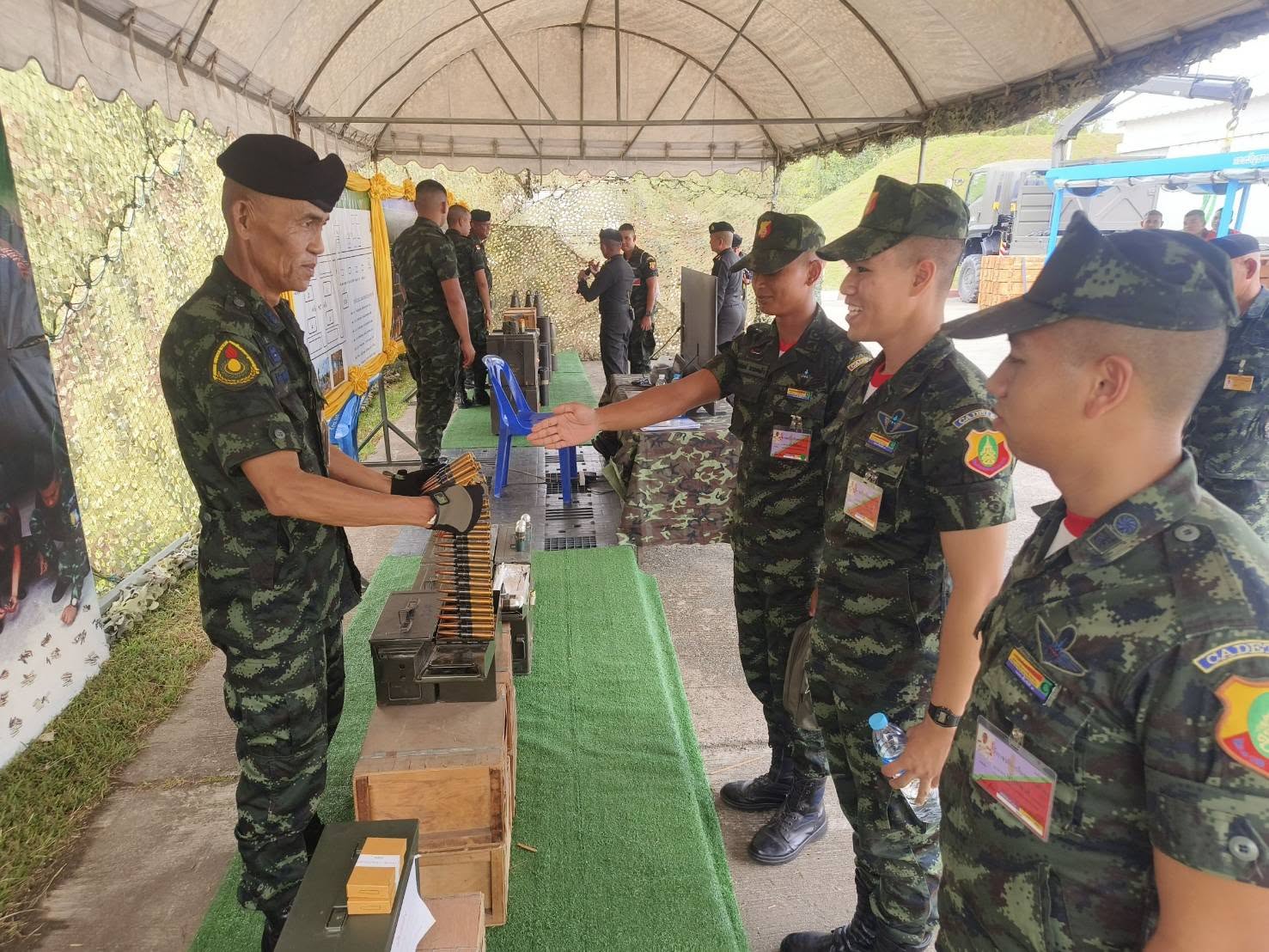 17 ส.ค. - 4 ก.ย. 69 / Students5VisitsAndPractical69 /การศึกษาดูงาน และฝึกปฏิบัติหน้าที่ในหน่วยทหาร ของนักเรียนนายร้อยชั้นปีที่ 5 ประจำปีการศึกษา 2569 เพื่อเป็นการเพิ่มพูนความรู้ด้านกิจการทหาร ภารกิจ การจัด การปฏิบัติงานของหน่วยต่างๆ การศึกษาสภาพภูมิประเทศ ความเป็นอยู่สถานการณ์ตามแนวชายแดนของประเทศ และเสริมสร้างประสบการณ์ก่อนที่นักเรียนนายร้อยจะสำเร็จการศึกษาออกไปรับราชการเป็นนายทหารสัญญาบัตรต่อไป โดยมีกำหนดศึกษาและดูงาน ตั้งแต่วันที่ 17 ส.ค. - 4 ก.ย. 69