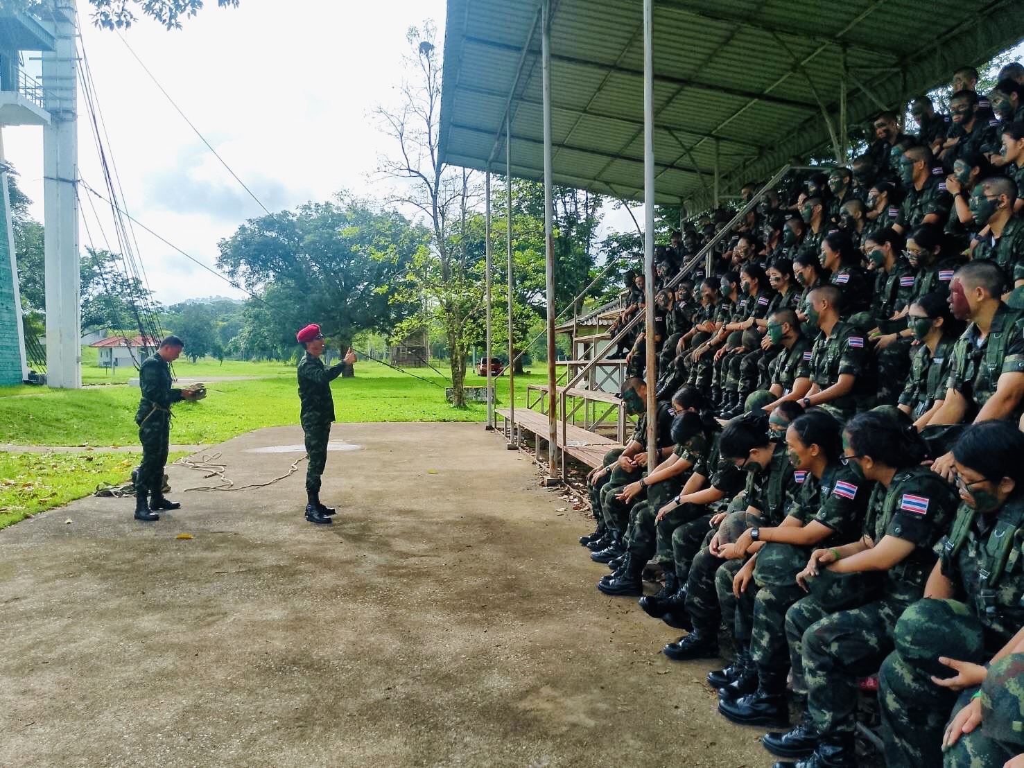 1 - 12 มิ.ย. 69/ StudentDocter1-12Jun69 /  ส่วนวิชาทหาร โรงเรียนนายร้อยพระจุลจอมเกล้า ทำการฝึกวิชาทหารให้กับ นพท./นศพ.วพม. ชั้นปีที่ 2 รุ่นที่ 51 ประจำปีการศึกษา 2569 ห้วงการฝึกระหว่างวันที่ 1 - 12 มิ.ย. 69